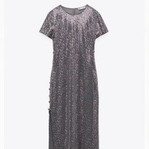 Cut Out Sequin Dress